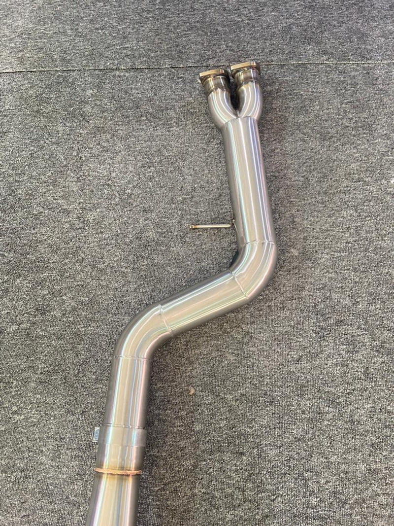 Valved Exhaust System | BMW F87 M2 Competition | Stainless Steel / Purple Titanium