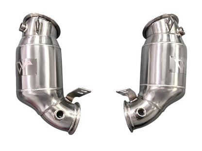 MAD 300-Cell Race Catted Downpipes | BMW F90 M5 | F91/F92/F93 M8 W/ No CEL Guarantee