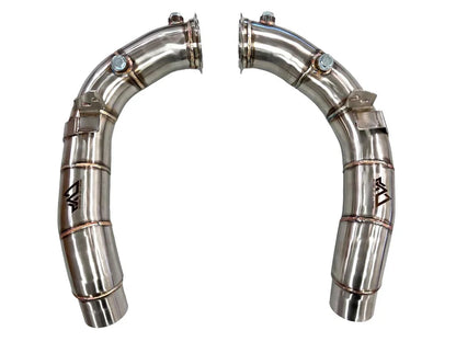 MAD BMW F10 M5 Catless Downpipes | S63 Twin Turbo
