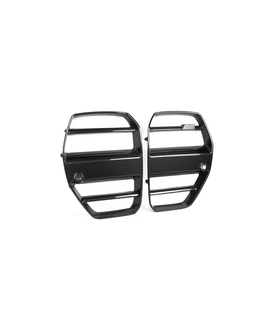 ST Style Dry Carbon Fiber Front Grille Without ACC | BMW G80 M3 | G82/G83 M4