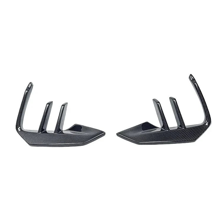 CTM Style Carbon Fiber Front Air Duct Splitters | BMW F87 M2 Competition