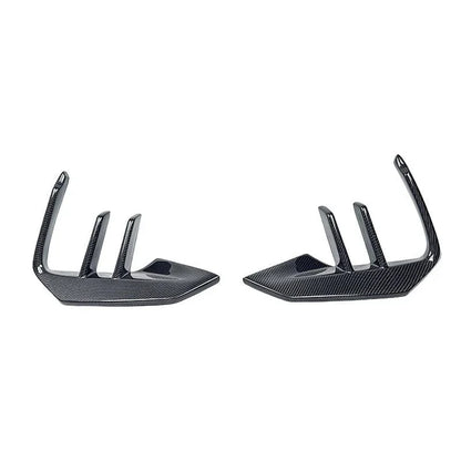 CTM Style Carbon Fiber Front Air Duct Splitters | BMW F87 M2 Competition