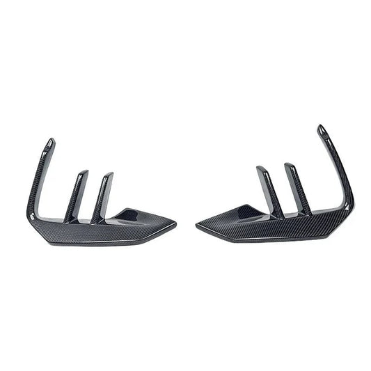 CTM Style Carbon Fiber Front Air Duct Splitters | BMW F87 M2 Competition
